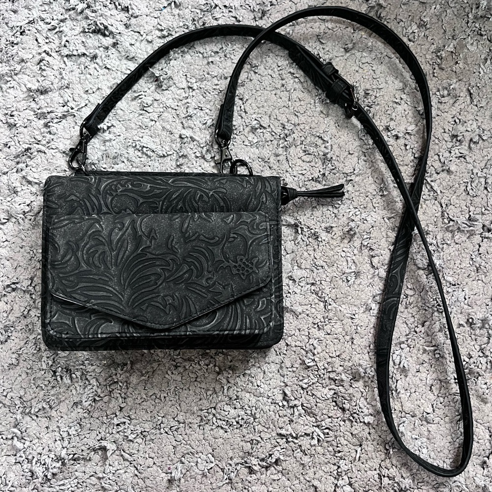 Black crossbody bag